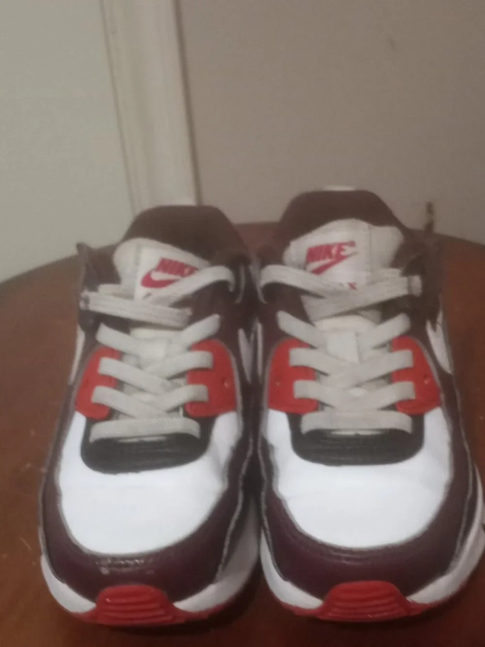 Nike Air Max 90 Easyon Burgundy Crush White Shoes Hf6357-600 Toddler Size 10C - Picture 5 of 12